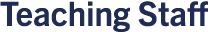 Teaching Staff
