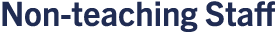 Non teaching Staff